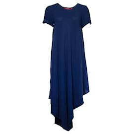 Autre Marque-Sies Marjan, Blue asymmetric dress-Blue
