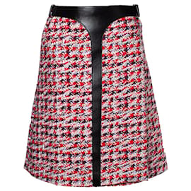 Louis Vuitton Monogram Fil Coupé Wrap Skirt BLACK. Size 34