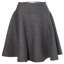 Christian Dior, Grey wool A line skirt Grey