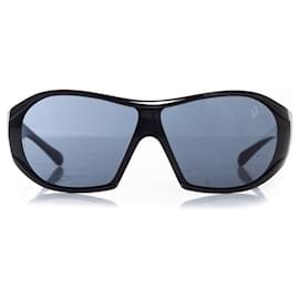 Chanel-Chanel, Black shield sunglasses-Black