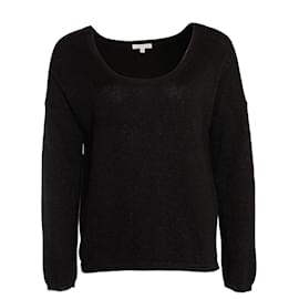 Autre Marque-Charlie Joe, Black sweater with lurex-Black