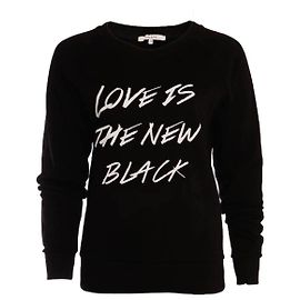 Autre Marque Nikki, Pull noir avec imprimé en taille 34/XS. Noir