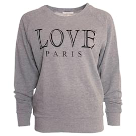 Autre Marque-Nikki, grey sweater with print-Grey