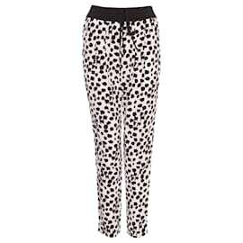 A.L.C-a.l.C., Casual trousers with black dots-Black,White