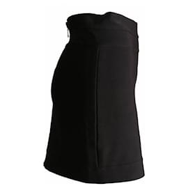 Herve Leger-HERVE LEGER, Black bodycon skirt.-Black