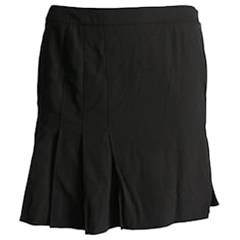 Givenchy-GIVENCHY, black pleated skirt-Black