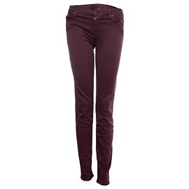 7 For All Mankind 7 Para toda a humanidade, calça jeans roxa com stretch Roxo