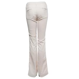 Autre Marque-Virginie Castaway, beige flared jeans-White