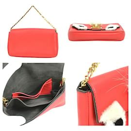 Fendi-Baguete Fendi-Vermelho