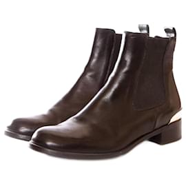 Autre Marque-Russell & Bromley, botas chelsea de couro preto.-Preto