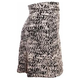 Theory-THEORY, black and white knitted skirt.-Black,White
