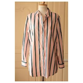 Weill-Weill striped shirt-Pink