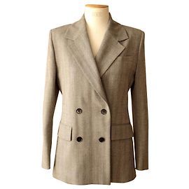 The Kooples gray lined-breasted blazer Grey