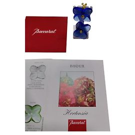 Baccarat Orecchini Blu