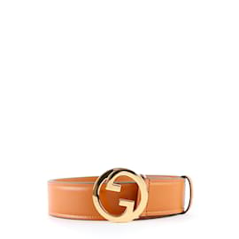 Gucci-GUCCI  Belts T.cm 85 leather-Brown