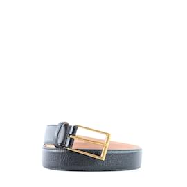 Gucci-GUCCI  Belts T.cm 100 leather-Black