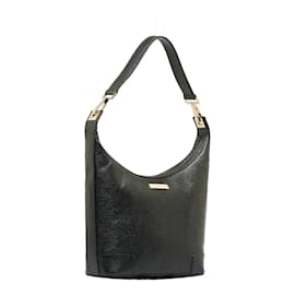 Gucci-Gucci Leather Shoulder Bag Leather Shoulder Bag 001 4204 in Fair condition-Black