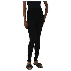 Totême Schwarze Leggings mit Reißverschluss – Größe S Schwarz