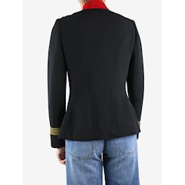 Ralph Lauren-Black button-up sailor jacket - size UK 6-Black