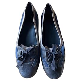 Tod's-Sapatilhas de ballet-Preto,Azul