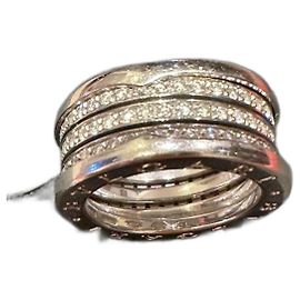 Bulgari B.Zero1 Three Band Ring White Gold and Diamonds White