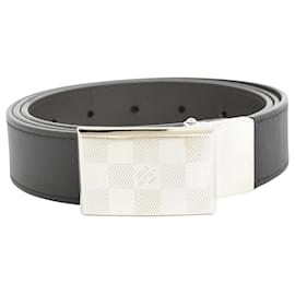 Louis Vuitton LV Initiales Reversible Belt Monogram Taigarama Wide Pink  1110464