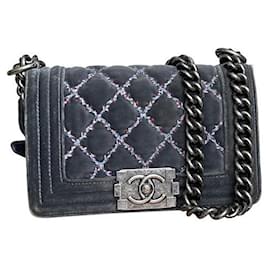 Chanel-Chanel Boy Bag Limited Pattern-Grey,Dark grey