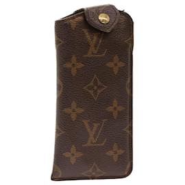 Louis Vuitton-LOUIS VUITTON Monogram Etui Lunette PM Estuche para gafas M66545 LV Auth 48627-Monograma