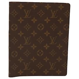Louis Vuitton-LOUIS VUITTON Monogram Agenda Bureau Note Cover R20001 LV Auth yk7898-Monogram