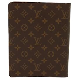 Louis Vuitton-LOUIS VUITTON Monogram Agenda Bureau Note Cover R20001 LV Auth yk7898-Monogram