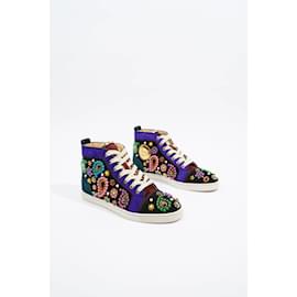 Christian Louboutin-Christian Louboutin Sneacandy Flat Multicolour EU 37.5 / UK 4.5-Multiple colors