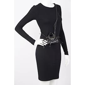 Balenciaga-Balenciaga Neo City Bag Black Patent Mini-Black