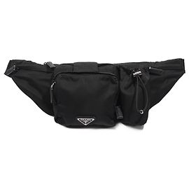 Prada Mens Multi Pouch Belt Bag Black Black