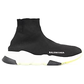 Balenciaga-Balenciaga Mens Speed Black / white / Yellow EU 40 / UK 6-Black