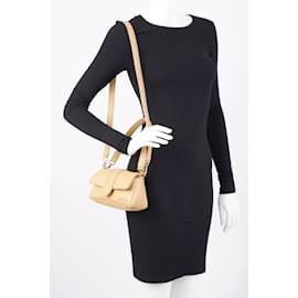 Jacquemus-Jacquemus Womens Le Petit Bambimou Puffy Bag Beige Leather-Beige