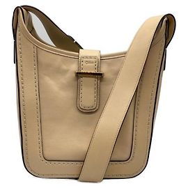 ***Sac à bandoulière Chloé géant à fermeture éclair Beige