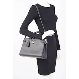 Louis Vuitton-Louis Vuitton Twist Tote Bag Black Epi Leather-Black