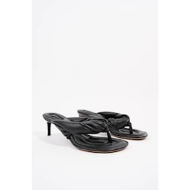 Jacquemus-Jacquemus Womens Beaded Twist Thong Sandal EU 39 / UK 6-Black