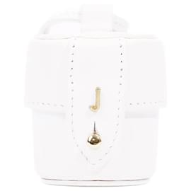 Jacquemus-Jacquemus Le Micro Vanity White Leather-White