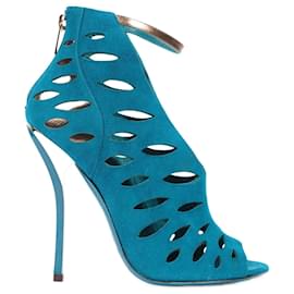 Jimmy Choo-Jimmy Choo Womens 141 Tamber Blue EU 37 / UK 4-Blue