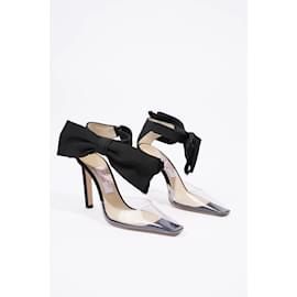 Jimmy Choo-Jimmy Choo Womens Glinda 100 clear / Black EU 37 / UK 4-Black