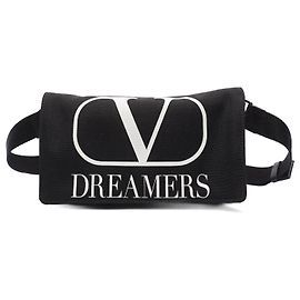 Valentino Sac Banane Dreamers Noir | / Blanc Noir