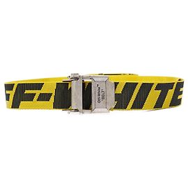 Off White Off-White-Utility-Gürtel Gelb / Schwarze Leinwand Schwarz