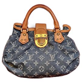 Louis Vuitton Luis vuitton jeans plissado azul Azul