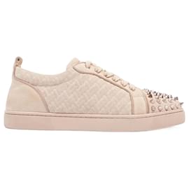 Christian Louboutin-Christian Louboutin Louis Junior Spike Nude / Rose Gold EU 39.5 / UK 6.5-Red