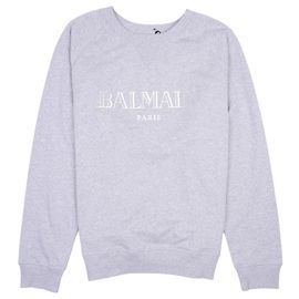 Balmain Herren Logo Sweatshirt Grau XXXL Grau