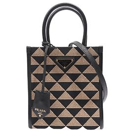 Prada Symbole Mini Sac Beige / black Beige