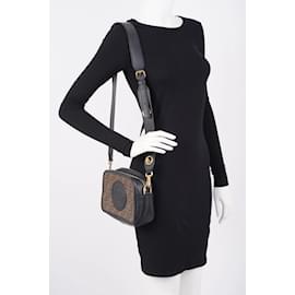Fendi-Étui pour appareil photo Fendi en cuir monogramme / En toile-Autre