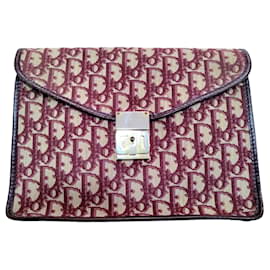 Pochette Dior Addict Monogramma Borgogna Bordò