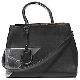 Fendi-Fendi Womens 2 Jours medium-Black
